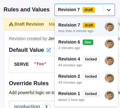 Feature Revisions