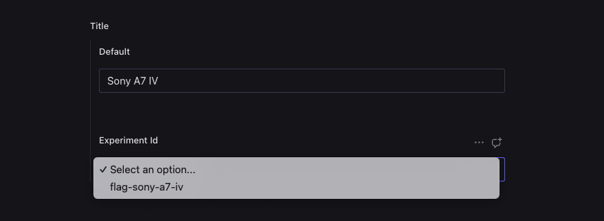 Add flag to field